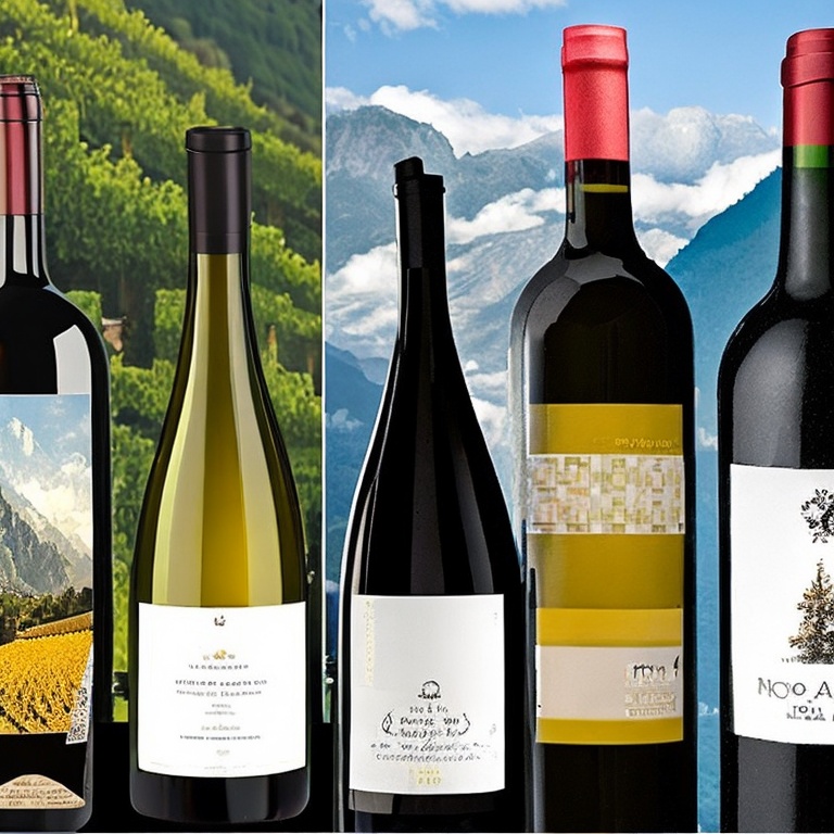 wines from the Trentino Alto Adige region in italy