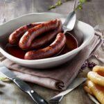 Sausage in red wine
