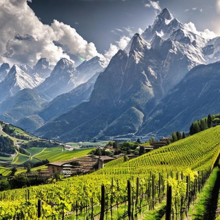 wines from the valle d'aosta region in italy
