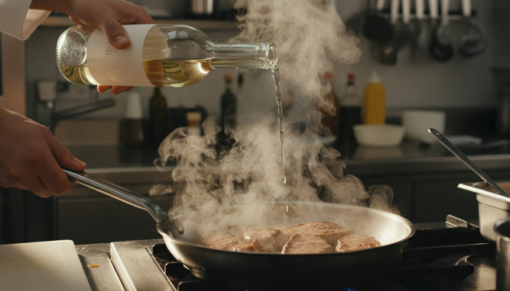 Scopri la ricetta scientifica delle scaloppine al vino bianco